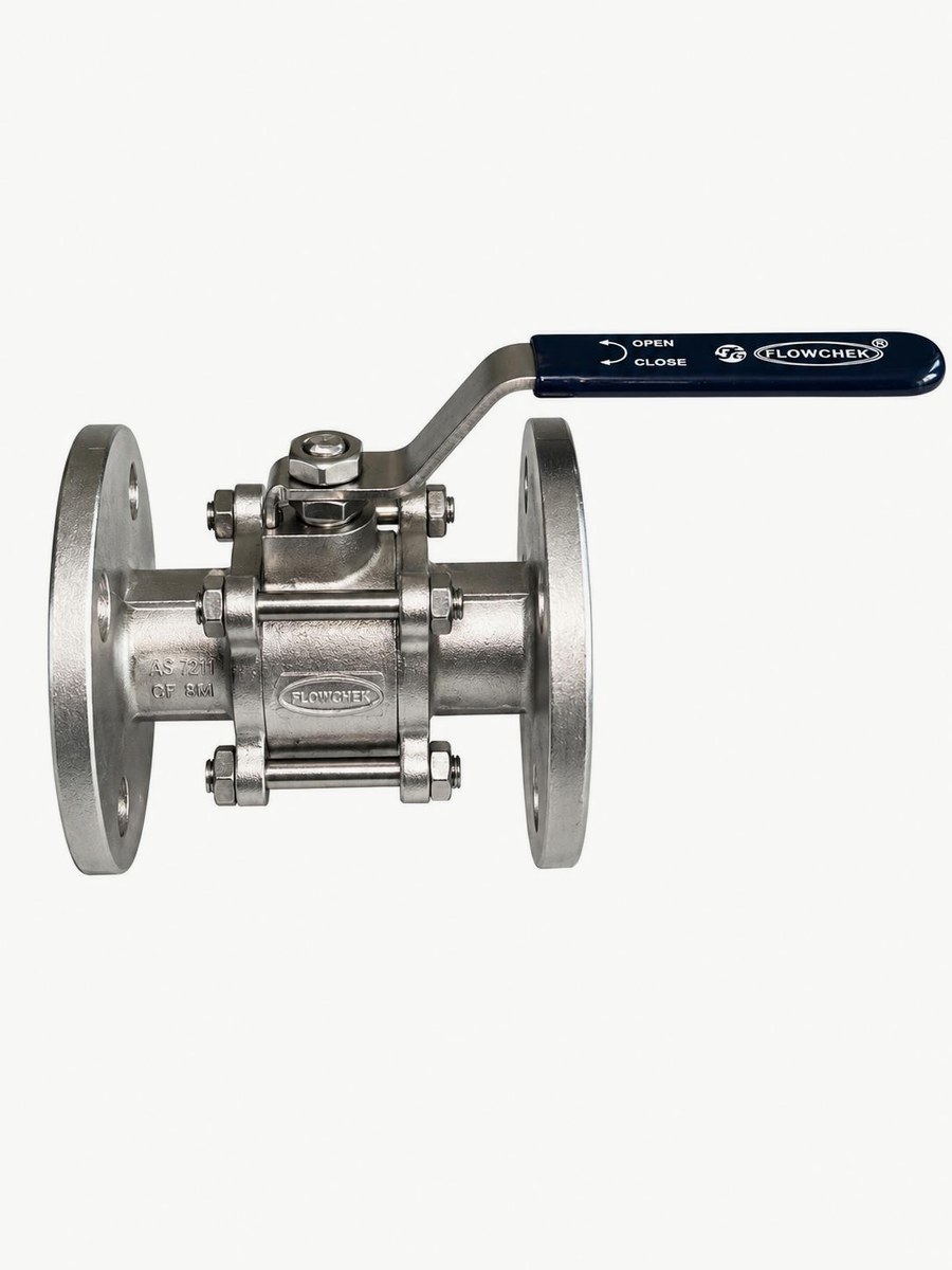 3 Piece Flanged End Ball Valve